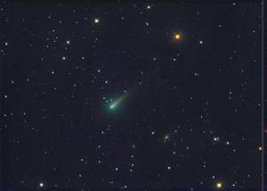 Foto: el cometa C/2012 S1 tomado el 3 de octubre